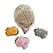 Ymid Select 3 Pcs Cute Small Animal Accessories Toys Dinosaur for Hedgehog Supplies Guinea Pig Hamsters Small Pet Toy Gift Photo Shoot Cage Accessory - Image 3