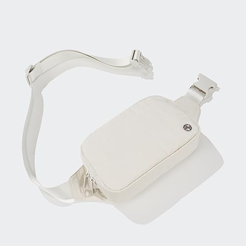 Pander Belt Bag Large 2L, Nylon Fanny Pack Purse for Women and Men with Adjustable Strap, White Opal - Image 2