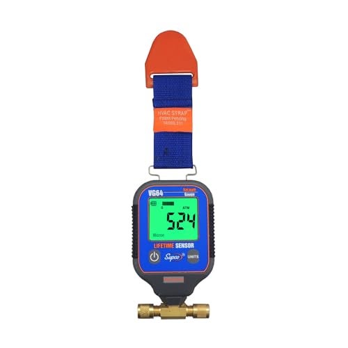 Supco VG64 Digital Vacuum Gauge, 0 to 12000 µ (0 to 1,600 Pa) - Image 4