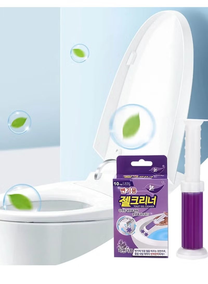 Floral scented toilet gel cleaner, 120ml. A descaler and odor remover for a clean bathroom. Long-lasting freshness. Easy to use. 12 flower gels per bottle. The smell of roses - Image 3