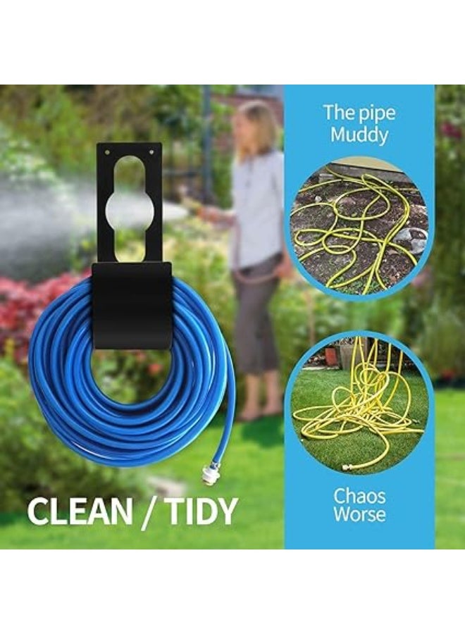 Generic MySouq-Store Garden Hose Hanger Wall Mount Heavy Duty Hose Holder Hook Fit to 50Ft 75Ft Expandable Hose - Made By MySouqEg Store (1, one size)  - Image 5