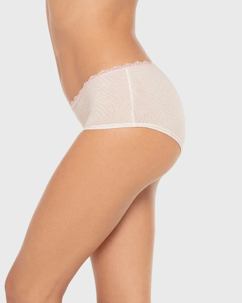 Isla & Evie Isla & Evie Printed Cotton Boyshort Panty
