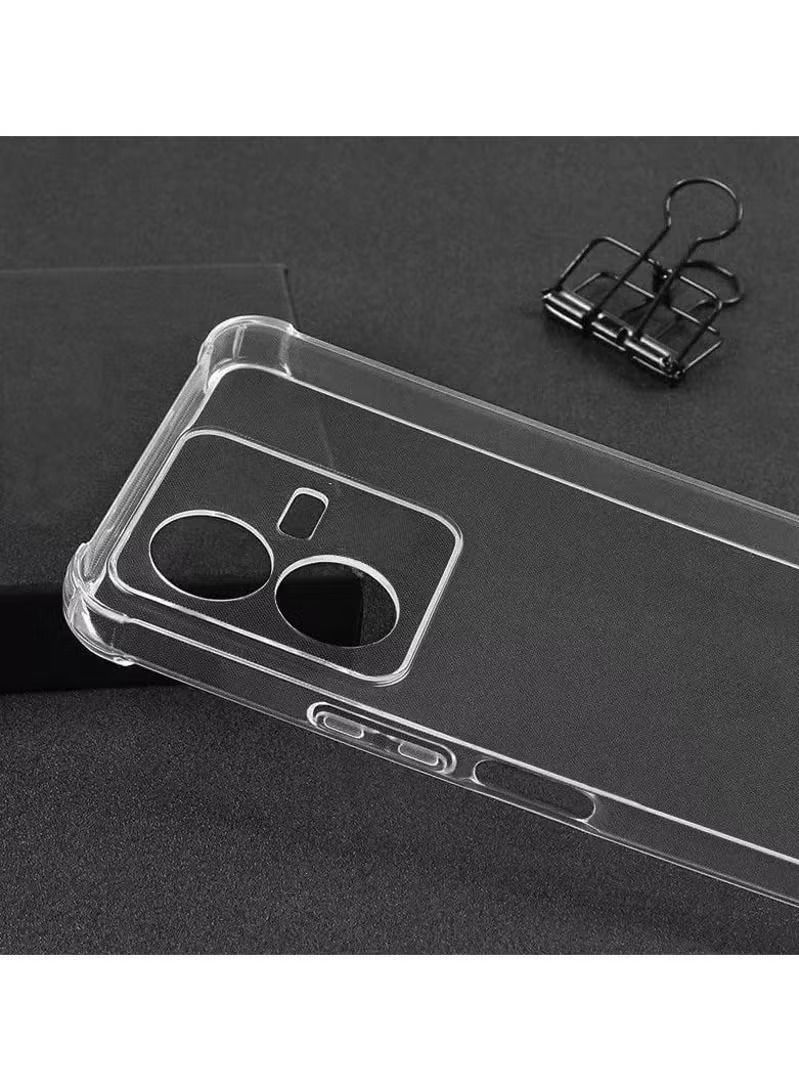Zaboon Crystal Clear Cover with Reinforced Corner Bumper Slim Fit Shockproof Flexible TPU Phone Case for Vivo Y22 / Vivo Y22S - Image 2