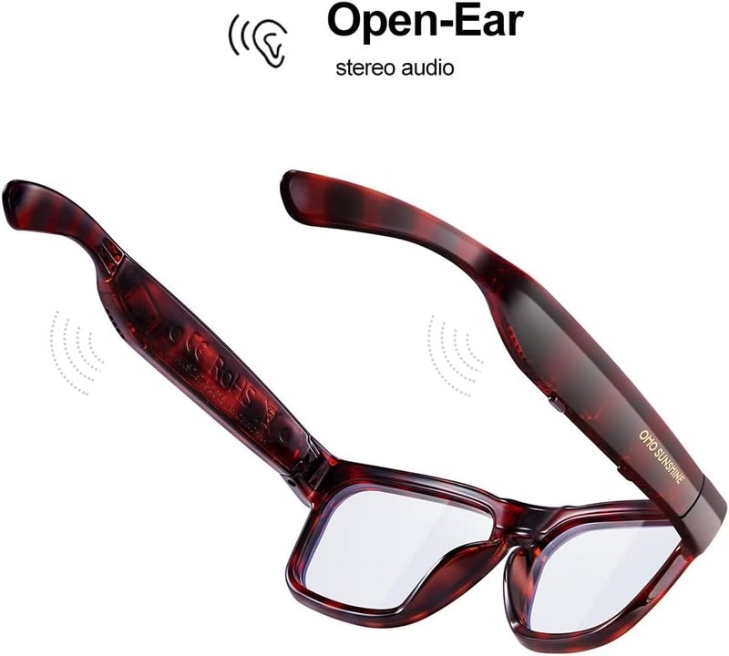 OhO sunshine Smart Glasses Unisex,Transitional Polarized Glasses with Bluetooth Speaker,Athletic/Outdoor UV Protection and Voice Control - Image 3