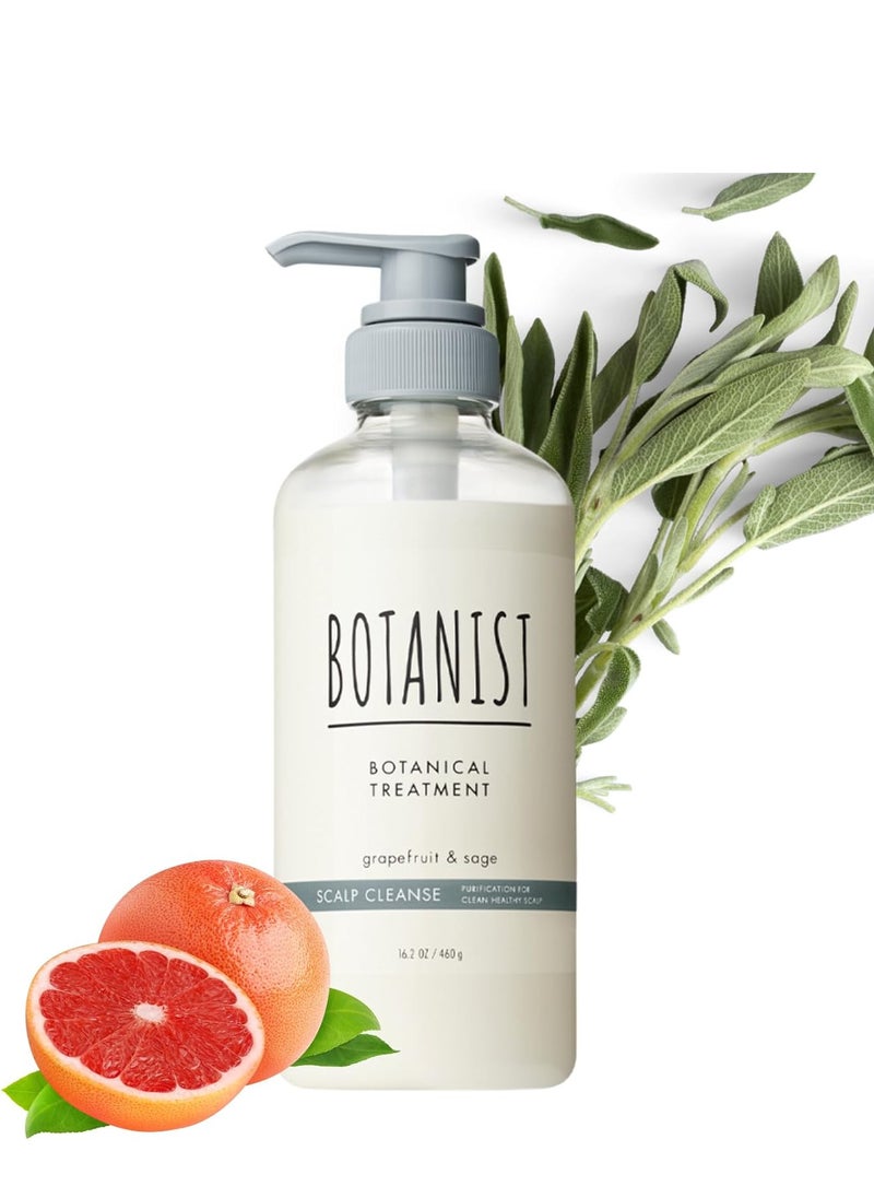 botanist - BOTANIST Botanical Treatment Conditioner Scalp Cleanse , Refreshing Formula - Grapefruit & Sage, 460g - Image 1