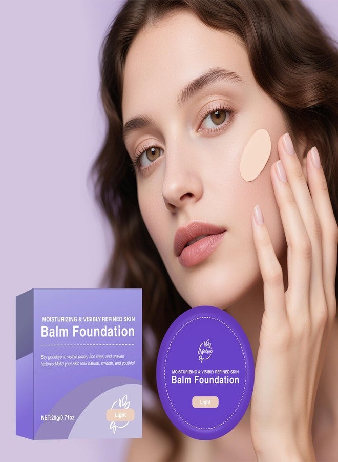 DIMOT Bounce Balm Foundation | Age-Defying Hydrating Foundation with Powder Puff for Mature Skin, Buildable Coverage, Blurs Fine Lines & Smooths Texture, Long-Lasting Satin Finish (Light) - Image 4