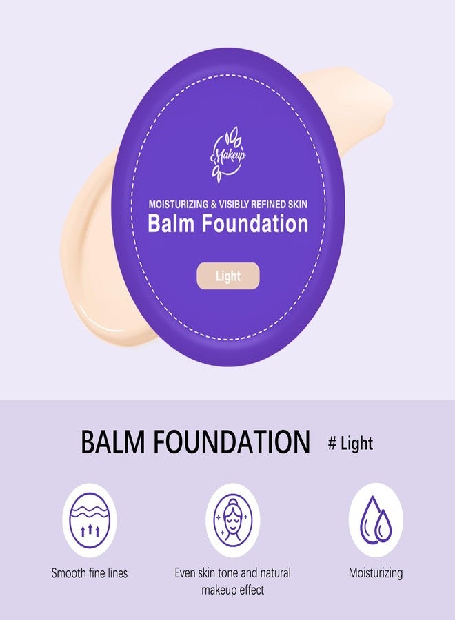 DIMOT Bounce Balm Foundation | Age-Defying Hydrating Foundation with Powder Puff for Mature Skin, Buildable Coverage, Blurs Fine Lines & Smooths Texture, Long-Lasting Satin Finish (Light) - Image 5