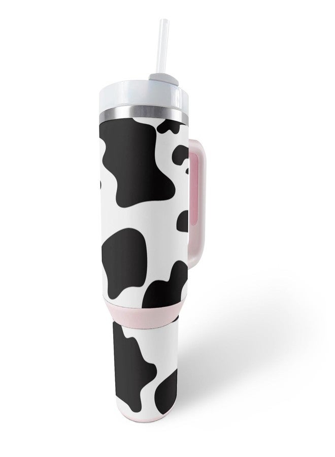 MIGHTY SKINS MightySkins Skin Compatible with Stanley The Quencher H2.0 FlowState 30 Oz Tumbler - Cow Print | Protective, Durable, and Unique Vinyl Decal wrap Cover | Easy to Apply, Remove, and Change Styles - Image 1