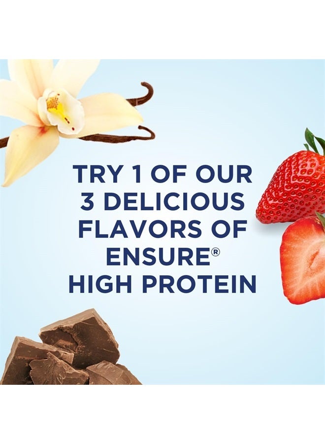Ensure شيك الفانيليا المغذي عالي البروتين مع الألياف، 8 أونصة سائلة (عبوة من 24 قطعة) - Image 4