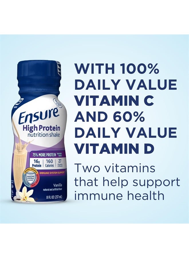 Ensure شيك الفانيليا المغذي عالي البروتين مع الألياف، 8 أونصة سائلة (عبوة من 24 قطعة) - Image 3