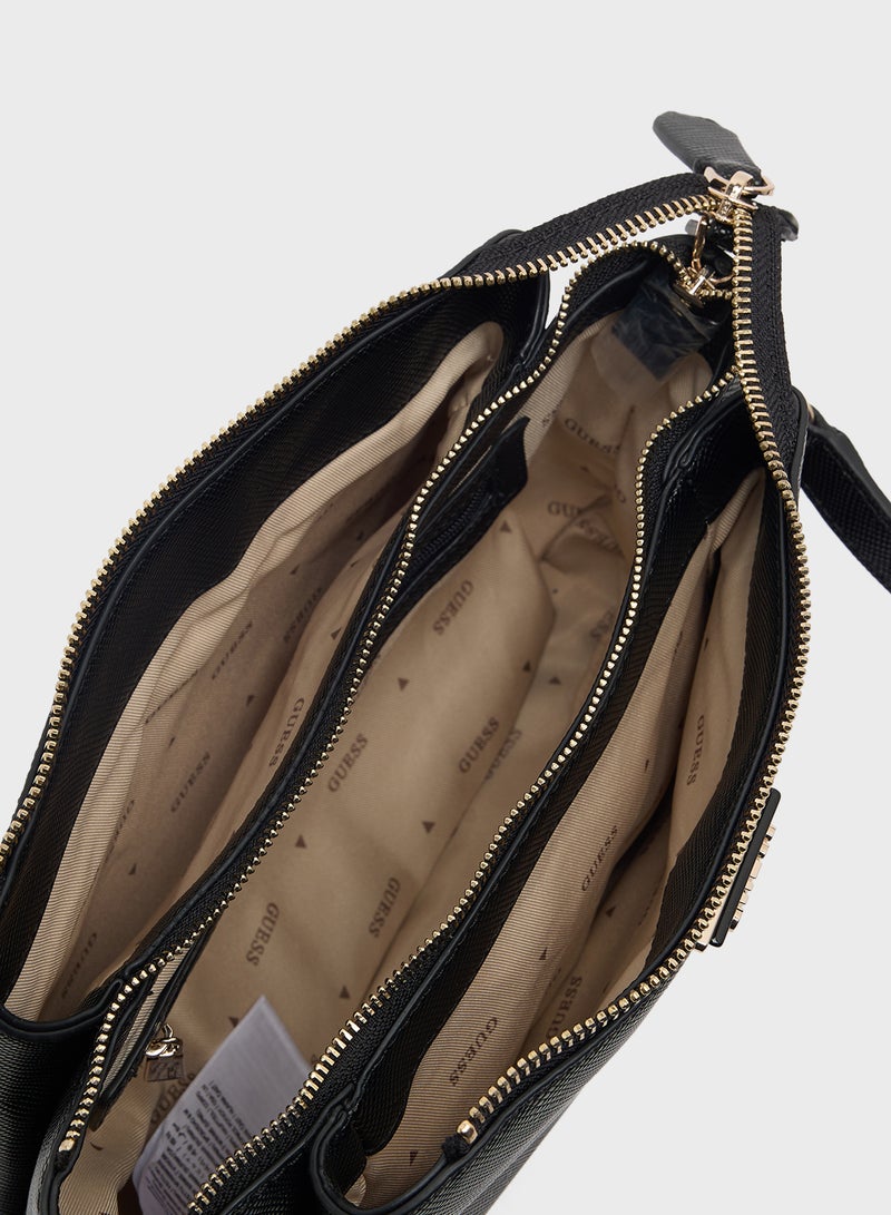 GUESS Noelle II Tri Compartment Crossbody  - Image 5