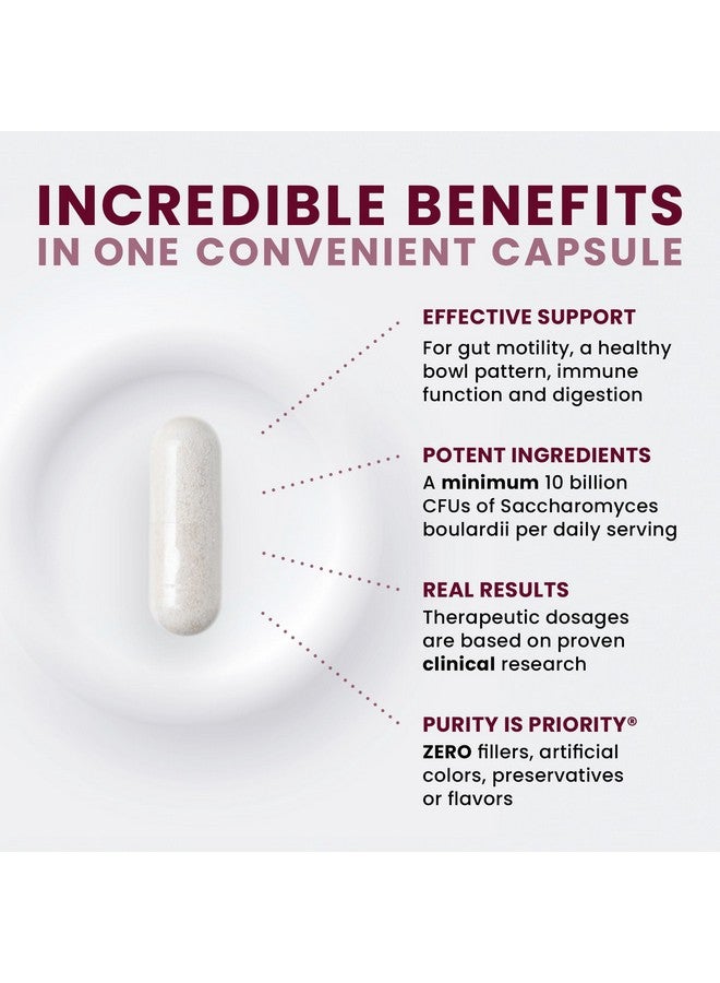 Pure Therapro Rx Saccharomyces 10B - Saccharomyces Boulardii, 10 Billion CFU Per Serving, Patented Strain: Lynside CNCM I-3799, Probiotic Capsules, Probiotics for Men and Women - 120 Count - Image 4