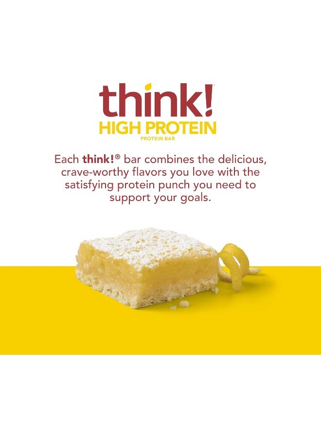 think! Gluten-Free Lemon Delight High Protein Bars (20G/2.1Oz, 10 Pieces) - Image 4