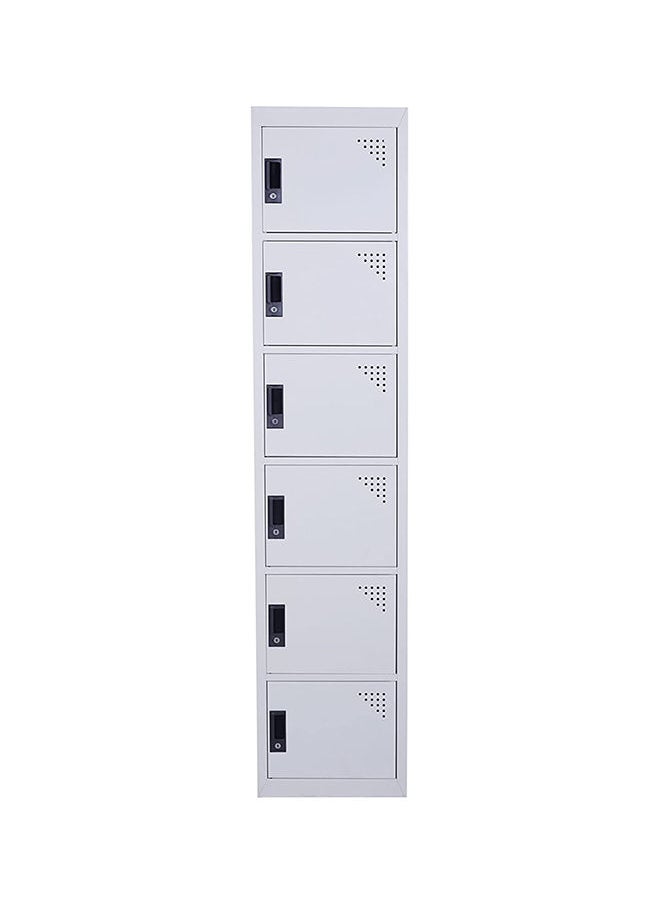 KARNAK 6 Doors Locker Steel Metal Storage Cabinet With Keys For Home Office School And Private Room  - Image 2