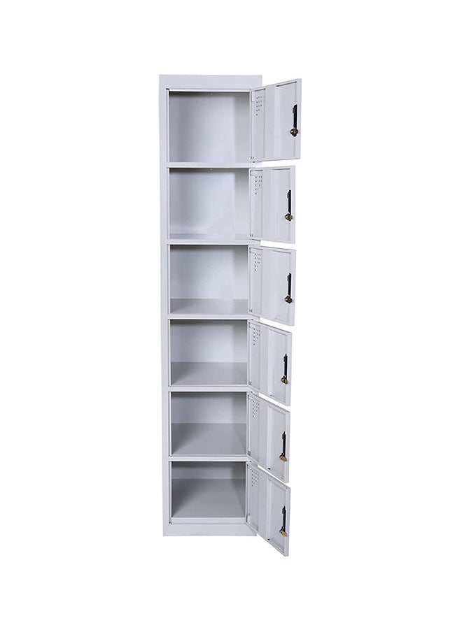 KARNAK 6 Doors Locker Steel Metal Storage Cabinet With Keys For Home Office School And Private Room  - Image 4
