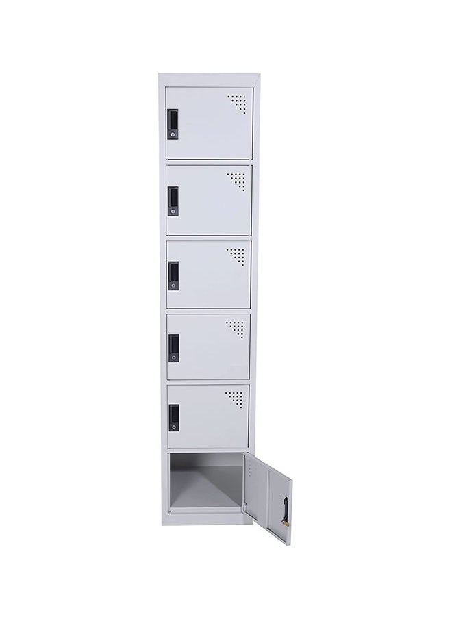 KARNAK 6 Doors Locker Steel Metal Storage Cabinet With Keys For Home Office School And Private Room  - Image 3