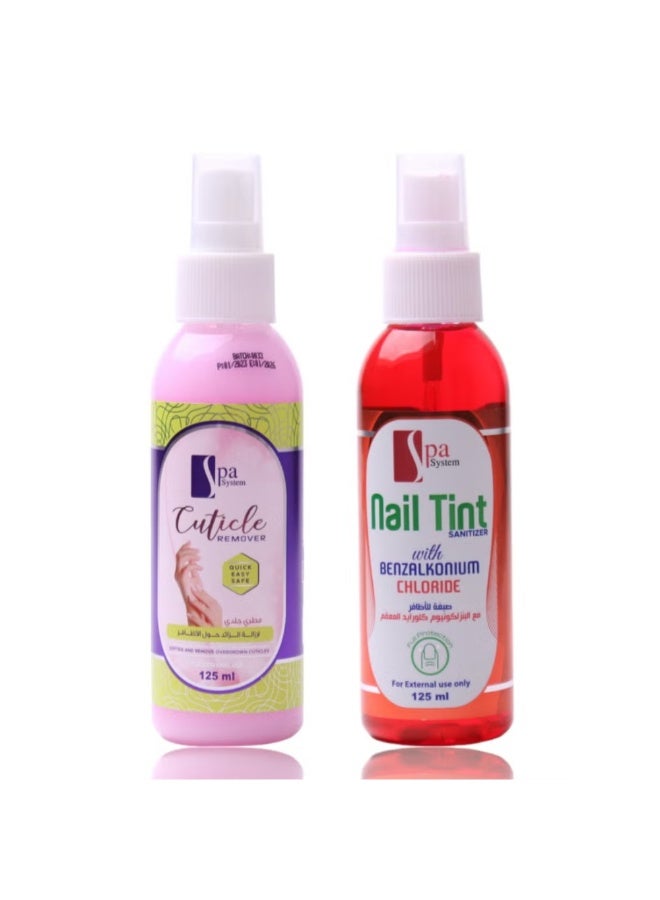 Spa System Cuticle remover and nail care sanitizer