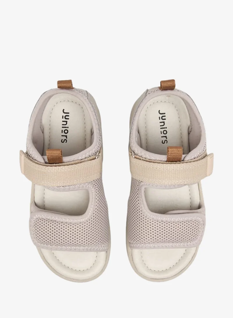 JUNIORS Boys Textured Floaters With Hook And Loop Closure