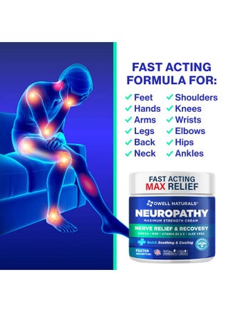 Neuropathy Cream Extra Strength Nerve Relief Cream For Foot, Hands, Legs, Toes With Arnica, Vitamin B6, Aloe Vera, Msm - Made In Usa - pzsku/Z3A46DDB0B62D5153D4E7Z/45/_/1734437773/618cf70d-d7b5-466d-8903-ea389fc0ab1c