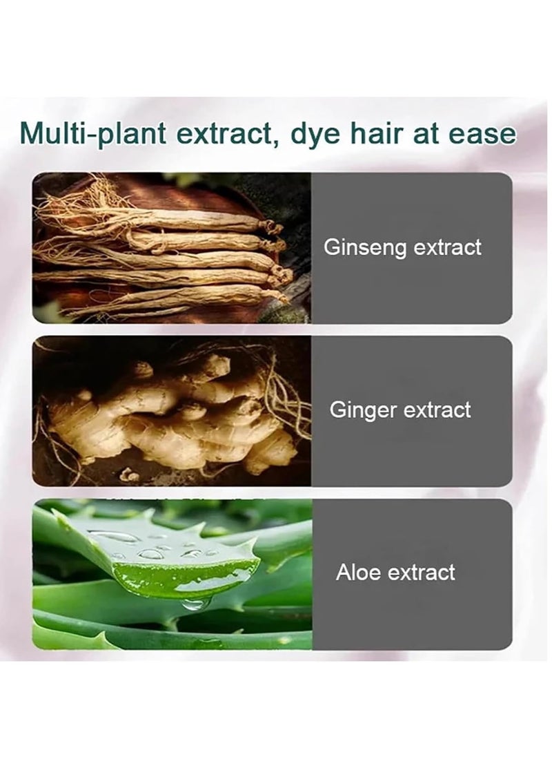 Bubble - Natural Plant Hair Dye, Huang Yi Bubble Plant Hair Dye, Pure Plant Extract for Grey Hair Color Bubble Dye Shampoo, Instant Natural Hair Dye Shampoo, Plant Fruit Hair Dye Cream - Image 1