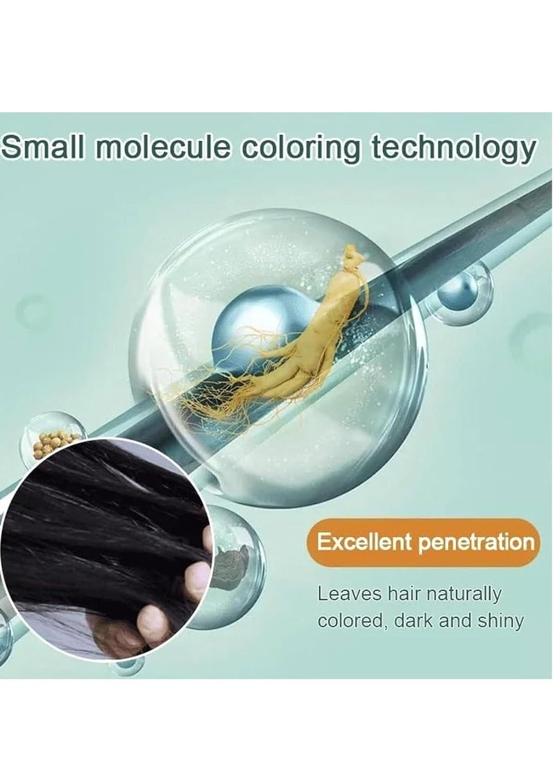 Bubble - Natural Plant Hair Dye, Huang Yi Bubble Plant Hair Dye, Pure Plant Extract for Grey Hair Color Bubble Dye Shampoo, Instant Natural Hair Dye Shampoo, Plant Fruit Hair Dye Cream - Image 1