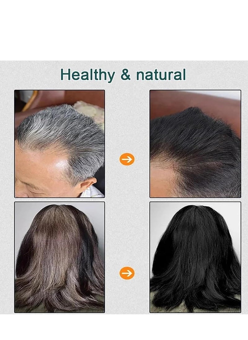 Bubble - Natural Plant Hair Dye, Huang Yi Bubble Plant Hair Dye, Pure Plant Extract for Grey Hair Color Bubble Dye Shampoo, Instant Natural Hair Dye Shampoo, Plant Fruit Hair Dye Cream - Image 1