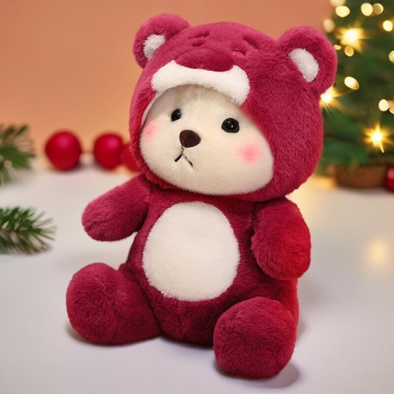 Ryttir 15.7 Inch Chubby Big Bear Stuffed Animal, Adventure Stuffed Teddy Bear Plush Toy, Brave Boy's and Girl's Room Decor, Funny Bears Gift for Kids and Women - Image 1
