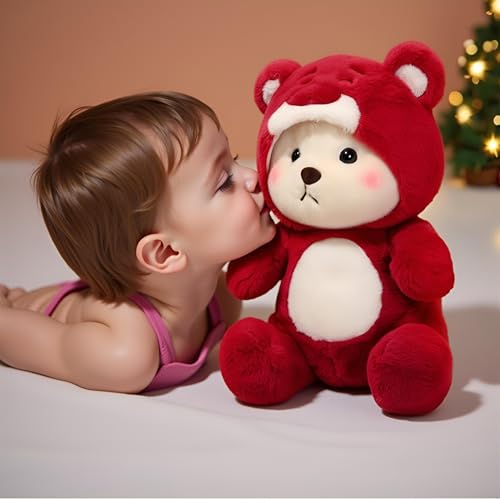 Ryttir 15.7 Inch Chubby Big Bear Stuffed Animal, Adventure Stuffed Teddy Bear Plush Toy, Brave Boy's and Girl's Room Decor, Funny Bears Gift for Kids and Women - Image 3