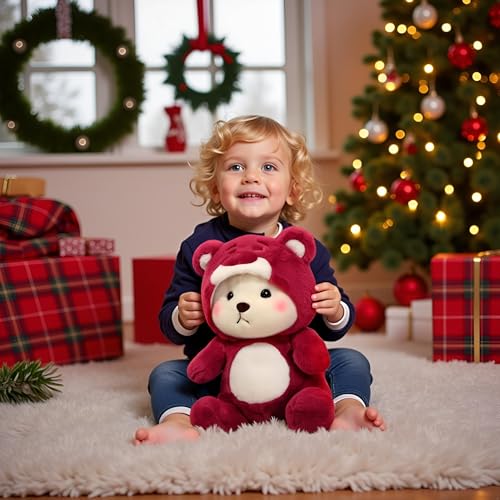 Ryttir 15.7 Inch Chubby Big Bear Stuffed Animal, Adventure Stuffed Teddy Bear Plush Toy, Brave Boy's and Girl's Room Decor, Funny Bears Gift for Kids and Women - Image 2