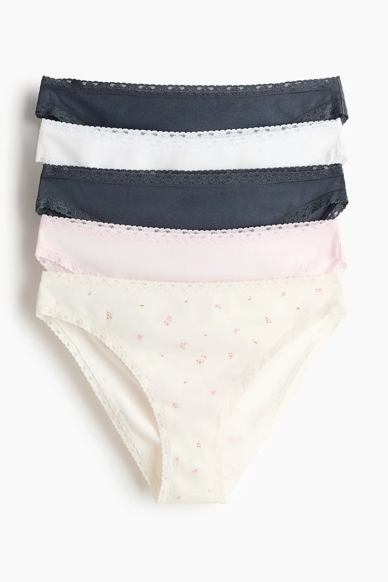 H&M 5-pack cotton bikini briefs