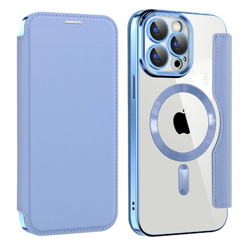 غطاء MagSafe، حماية من السقوط، أزرق، مقاوم للصدمات لـ iPhone 16 / 16 Plus / 16 Pro / 16 Pro Max، TPU مغناطيس قوي مغناطيسي من مادة TPU باللون الأزرق - Veloris - Image 1