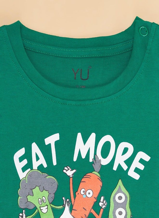 Yu Baby Boys YU Green Coordinate Set Regular Fit,Multi,3-6 M - Image 4