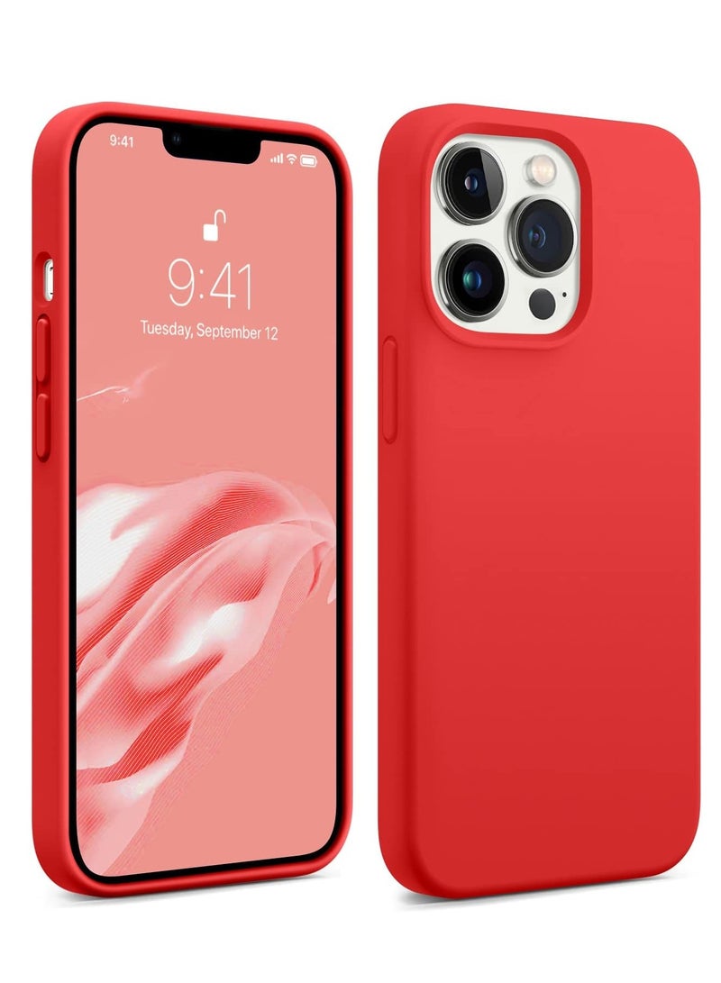 BORTONY iPhone 13 Pro Max Case Liquid Silicone Anti Scratch Anti Fingerprint Soft Silky Touch Shockproof Protective Cover for Apple iPhone 13 Pro Max - Image 1