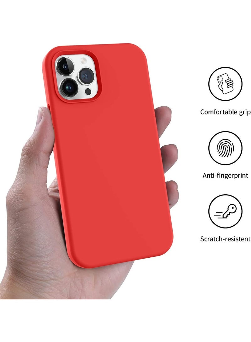 BORTONY iPhone 13 Pro Max Case Liquid Silicone Anti Scratch Anti Fingerprint Soft Silky Touch Shockproof Protective Cover for Apple iPhone 13 Pro Max - Image 5