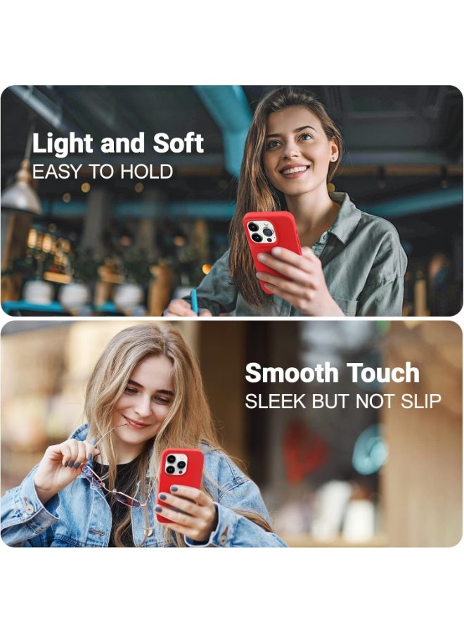 BORTONY iPhone 13 Pro Max Case Liquid Silicone Anti Scratch Anti Fingerprint Soft Silky Touch Shockproof Protective Cover for Apple iPhone 13 Pro Max - Image 4