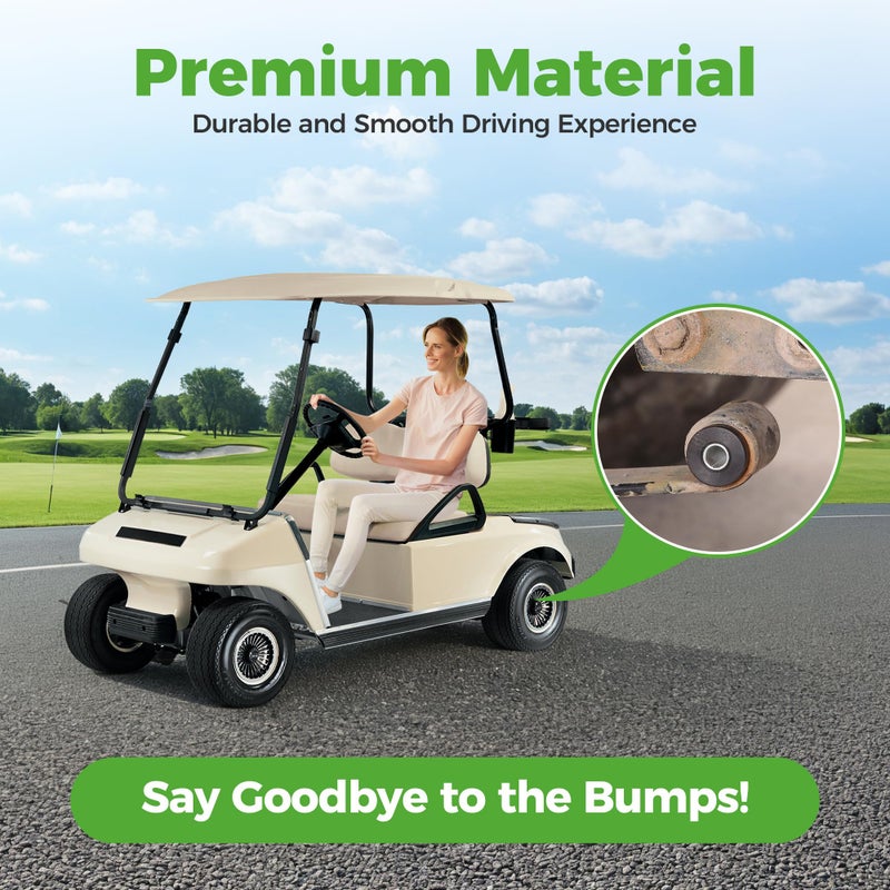 10L0L Golf Cart Spring Bushing Kit-Rear Leaf Springs Shackles Bushing Sleeve for EZGO TXT/Medalist (1994-up) & Club Car DS (1981-up), Replaces Parts 70289-G02/70291-G01/1012303/1015583 - Image 3