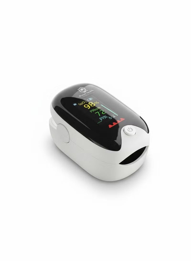 Planet Health Always check on yourself and your loved ones during cold weather or when you're feeling unwell. Blood oxygen levels can drop without us realizing it, and that's where the Planet Health Oxi Meter comes in. - Image 2