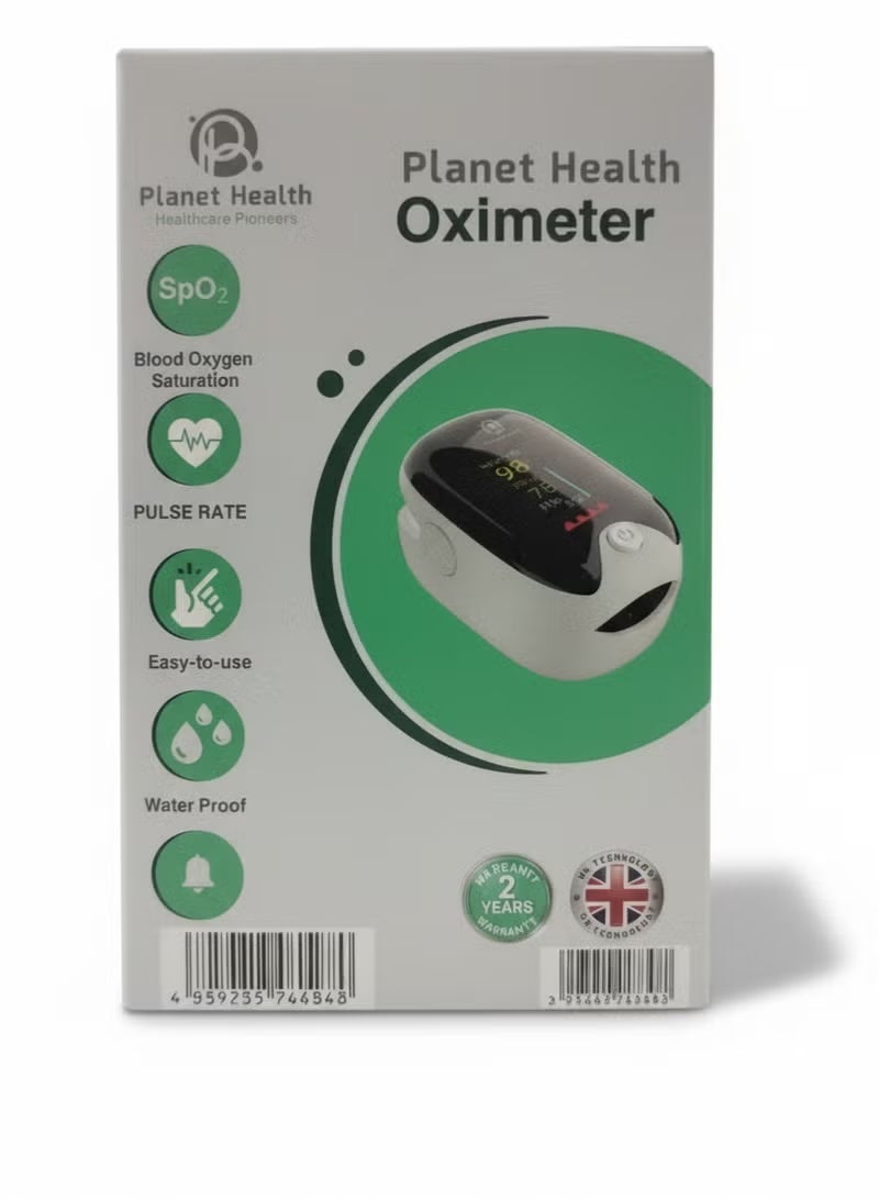 Planet Health Always check on yourself and your loved ones during cold weather or when you're feeling unwell. Blood oxygen levels can drop without us realizing it, and that's where the Planet Health Oxi Meter comes in. - Image 4