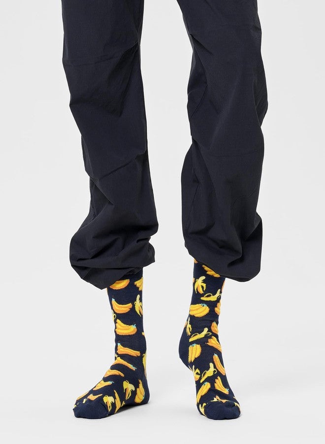 Happy Socks Banana Sock | Unisex Fruitful Mainline Sock| SIZE 41-46 - Image 3