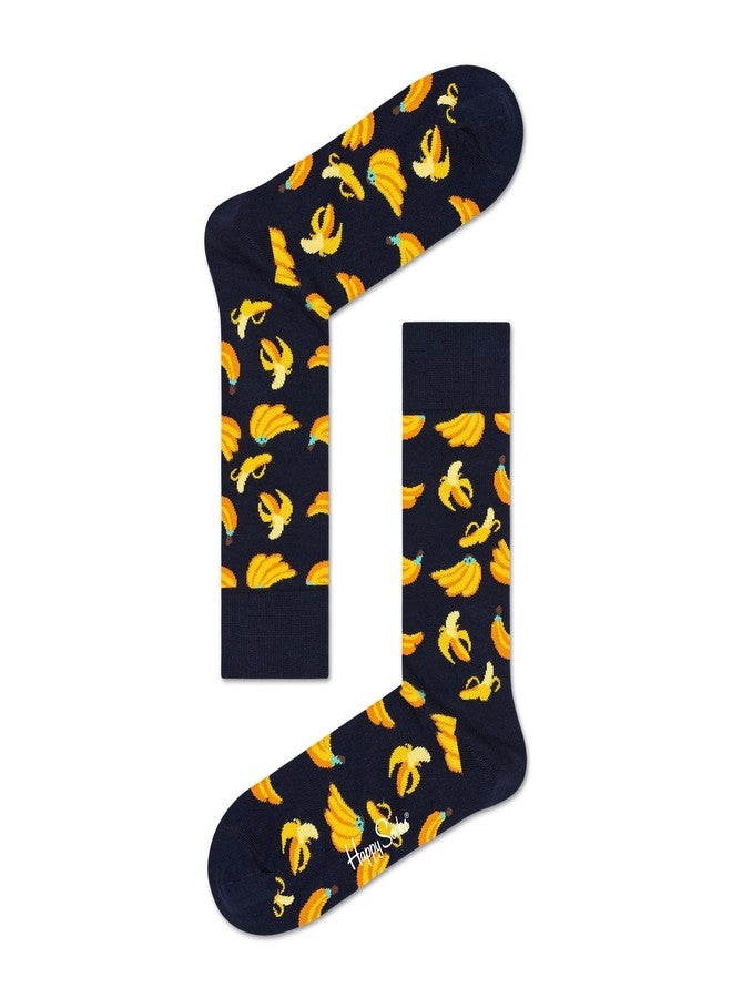 Happy Socks Banana Sock | Unisex Fruitful Mainline Sock| SIZE 41-46 - Image 2