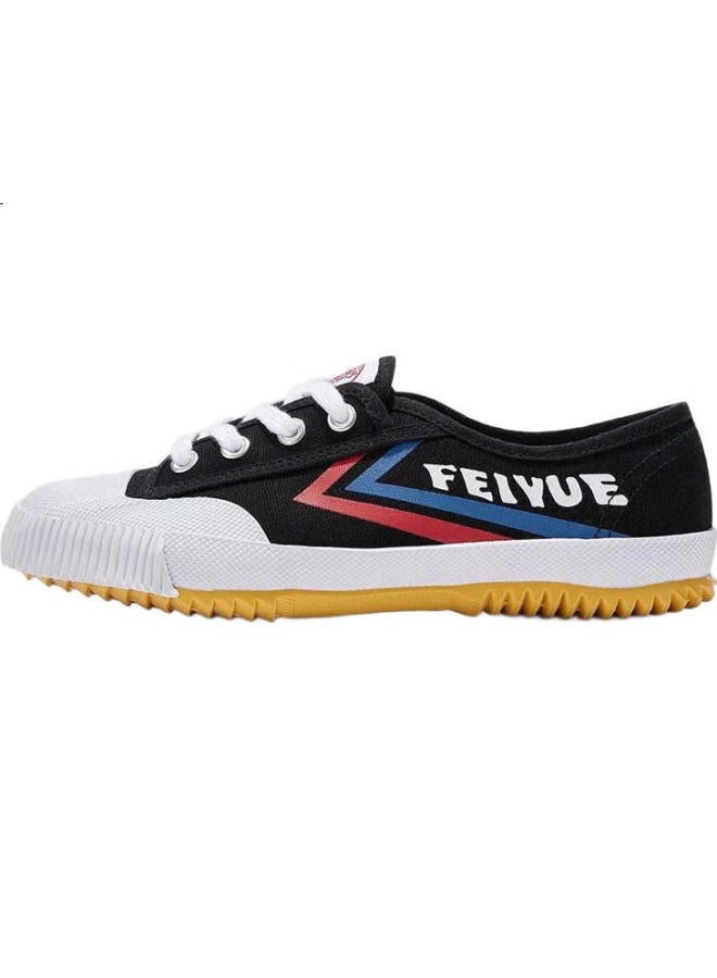LEAP Retro Track Shoes Chinese Goods Sports Canvas Shoes Men And Women Couple Shoes Black Red White 40 - Image 2
