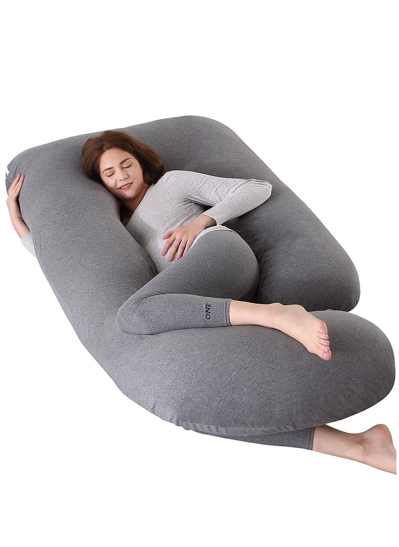 Arabest Pregnancy Must Haves Pregnancy Pillow for Sleeping Pregnancy Must Haves Full Body Maternity Pillow with Removable Cooling Cover for Pregnant Women  - Image 1