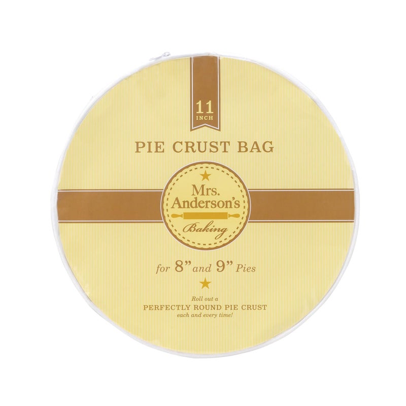 Mrs. Anderson's Baking Easy No-Mess Pie Crust Maker Bag, BPA Free, Rolls 11-Inch Crust For 8 to 9-Inch Pie - Image 1