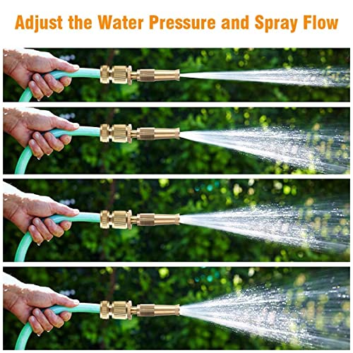 FANHAO Brass Water Spray Nozzle for 1/2 Hose Pipe - Adjustable Pressure Booster Gun for Car Wash & Gardening, 20 x 10 x 5 cm - Image 5
