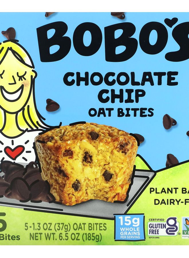 Chocolate Chip Oat Bites 5 Bites 1.3 oz (37 g) Each