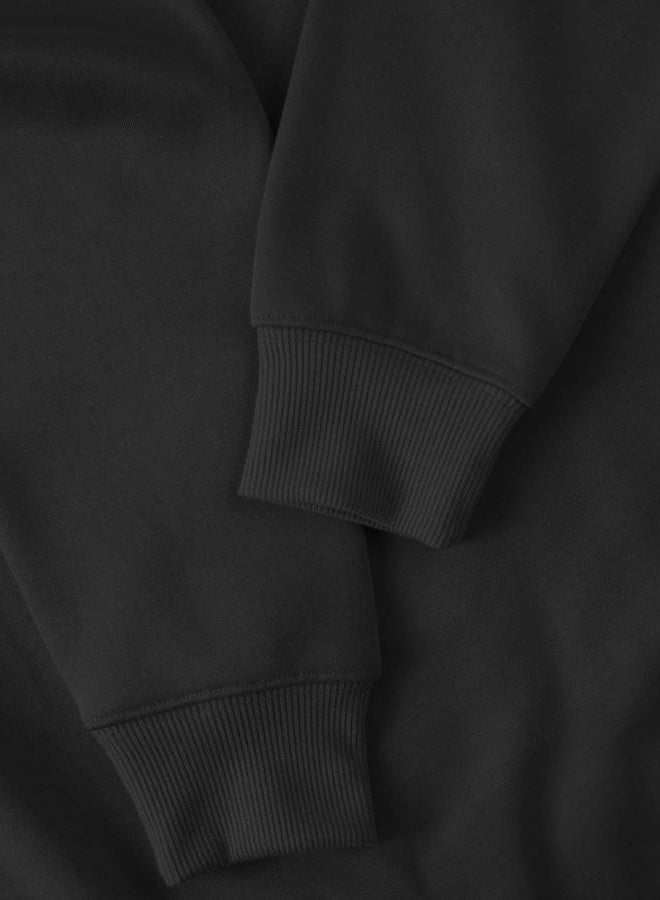 Hat and Beyond Mens Ultimate Heavyweight Hoodie Sweatshirt Fleece Essentials Pullover XS-5XL (Medium, Black) - Image 5