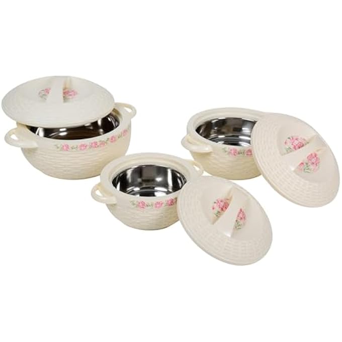 ريحني أمبروزيا سوبر بلاست وعاء داخلي معزول من الفولاذ المقاوم للصدأ 3 قطع، مجموعة ألوان متنوعة 25L35L5L - Image 5