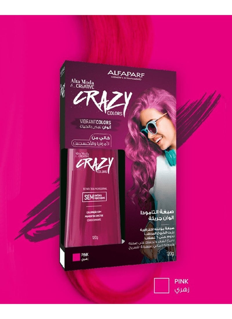 ALFAPARF MILANO Alta Moda Creative Crazy Colors Pink 120g  - Image 2