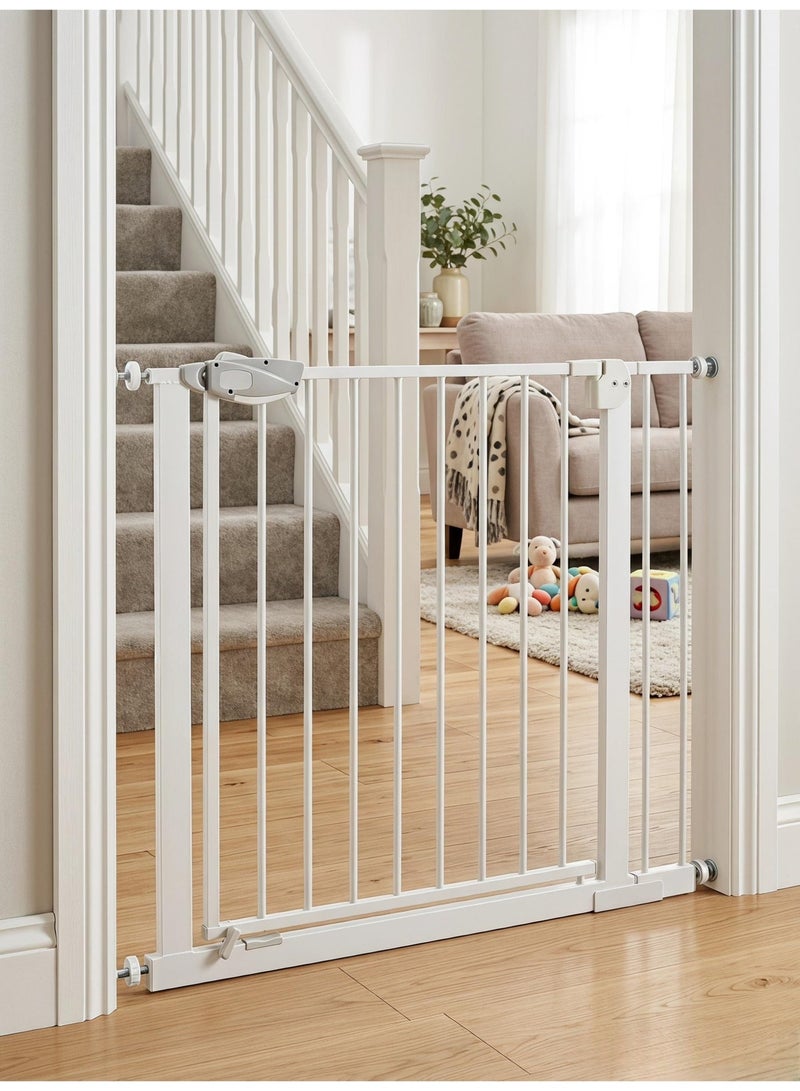 Zanotta Auto Close Baby Safety Gate for Stairs Door Gate,Toddler Safety Essentials for The House Suitable For 76cm- 94cm - Image 1