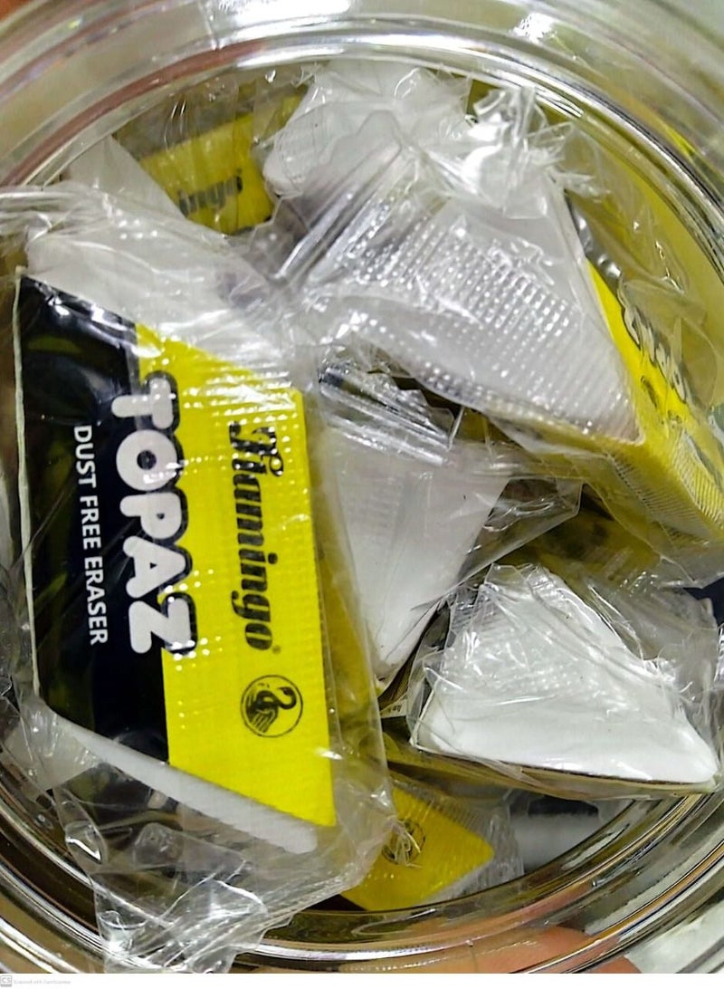 Flamingo 20Pieces Topaz Dust Free Eraser  - Image 2